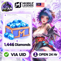 Mobile Legends: Bang Bang (MY) - 1446 Diamond - Fast Delivery - Open 24 hr - UID