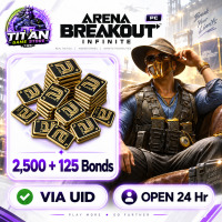 Arena Breakout: Infinite (PC) - 2500 + 125 Bonds - Fast Delivery - Open 24 hr - UID