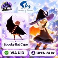 Sky: Children of the Light (GL) - Spooky Bat Cape - Fast Delivery-Open 24 hr - UID