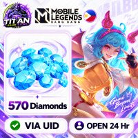 Mobile Legends: Bang Bang (PH) - 504 + 66 Diamonds - Fast Delivery - Open 24 hr - UID
