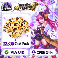 Dragon Nest M: Classic (SEA) - 12000 + 800 Cash Pack - Open 24 hr - UID