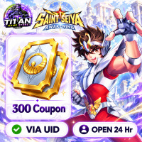Saint Seiya: Awakening (SEA) - 300 Coupon - Fast Delivery-Open 24 hr - UID