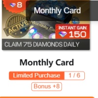 Racing Master SEA  Monthly Card Limited Purchase1 / 6Bonus +8 USD 2. 29