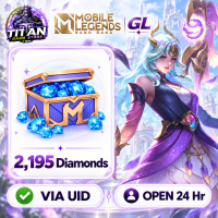 Mobile Legends: Bang Bang (GL) - 2195 Diamonds - Fast Delivery - Open 24 hr - UID