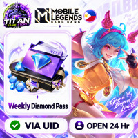 Mobile Legends: Bang Bang (PH) - Weekly Diamond Pass - Fast Delivery - Open 24 hr - UID
