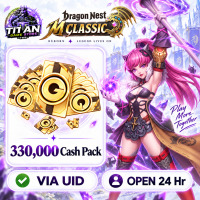 Dragon Nest M: Classic (SEA) - 300000 + 30000 Cash Pack - Open 24 hr - UID