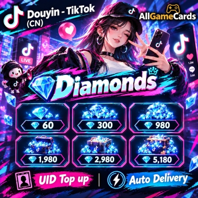 [Instant] Douyin - TikTok (CN) Diamonds Top Up via UID