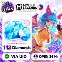 Mobile Legends: Bang Bang (PH) - 102 + 10 Diamonds - Fast Delivery - Open 24 hr - UID