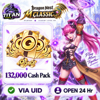 Dragon Nest M: Classic (SEA) - 120000 + 12000 Cash Pack - Open 24 hr - UID