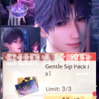 Love and Deepspace - Gentle Sip Pack I FULL $1.5 (LOGIN METHOD) **Need Account & Password to login**
