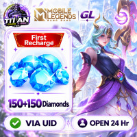 Mobile Legends: Bang Bang (GL) - 300 Diamonds (150 + 150) First Recharge Only! - Fast Delivery - Open 24 hr - UID