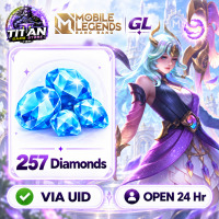 Mobile Legends: Bang Bang (GL) - 257 Diamonds - Fast Delivery - Open 24 hr - UID