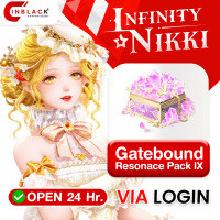 Infinity Nikki -Gatebound Resonace Pack IX (49.99$) Top up via LOGIN By Inblack Open 24 hr.