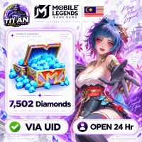 Mobile Legends: Bang Bang (MY) - 7502 Diamonds - Fast Delivery - Open 24 hr - UID