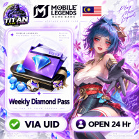 Mobile Legends: Bang Bang (MY) - Weekly Diamond Pass - Fast Delivery - Open 24 hr - UID