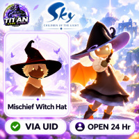 Sky: Children of the Light (GL) - Mischief Witch Hat - Fast Delivery-Open 24 hr - UID