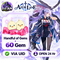 Azur Lane (Global) - Handful of Gems 60 Gem + Bonus - FAST DELIVERY - Open 24 hr - UID