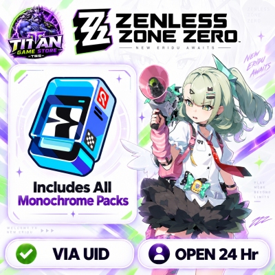 Zenless Zone Zero - All Monochrome Packs - VIA UID -⚡️Fast Delivery