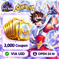 Saint Seiya: Awakening (SEA) - 3000 Coupon - Fast Delivery-Open 24 hr - UID