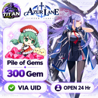 Azur Lane (Global) - Pile of Gems 300 Gem + Bonus - FAST DELIVERY - Open 24 hr - UID