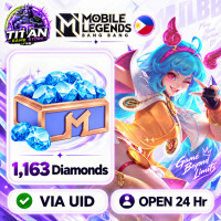Mobile Legends: Bang Bang (PH) - 1007 + 156 Diamonds - Fast Delivery - Open 24 hr - UID