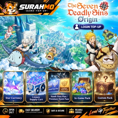 ⚠️ The Seven Deadly Sins: Origin - Top Up (LOGIN METHOD) | ACCOUNT LOGIN REQUIRED ⚠️