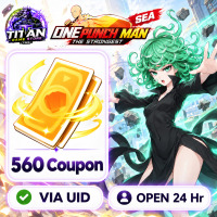 One Punch Man: The Strongest (SEA) - 560 Coupon - Fast Delivery-Open 24 hr - UID