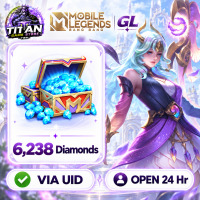 Mobile Legends: Bang Bang (GL) - 6238 Diamonds - Fast Delivery - Open 24 hr - UID