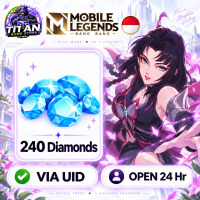 Mobile Legends: Bang Bang (ID) - 240 Diamonds - Fast Delivery - Open 24 hr - UID